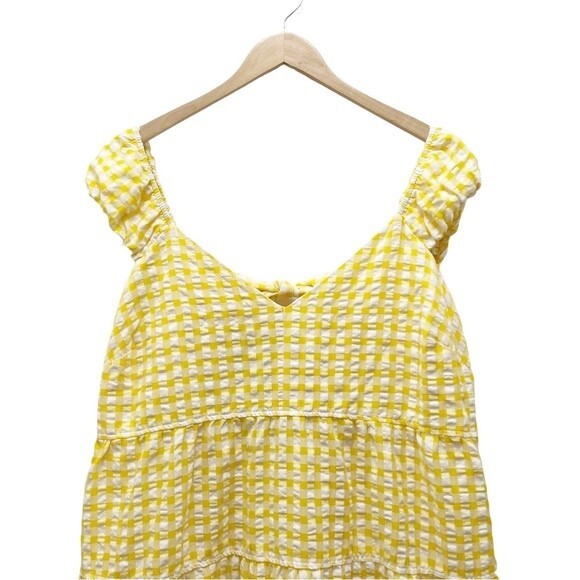 Old Navy Long Fit & Flare Tiered Seersucker All-Day Maxi Dress Women's Size XL - Picture 4 of 12